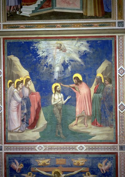 The Baptism of Christ by Giotto di Bondone